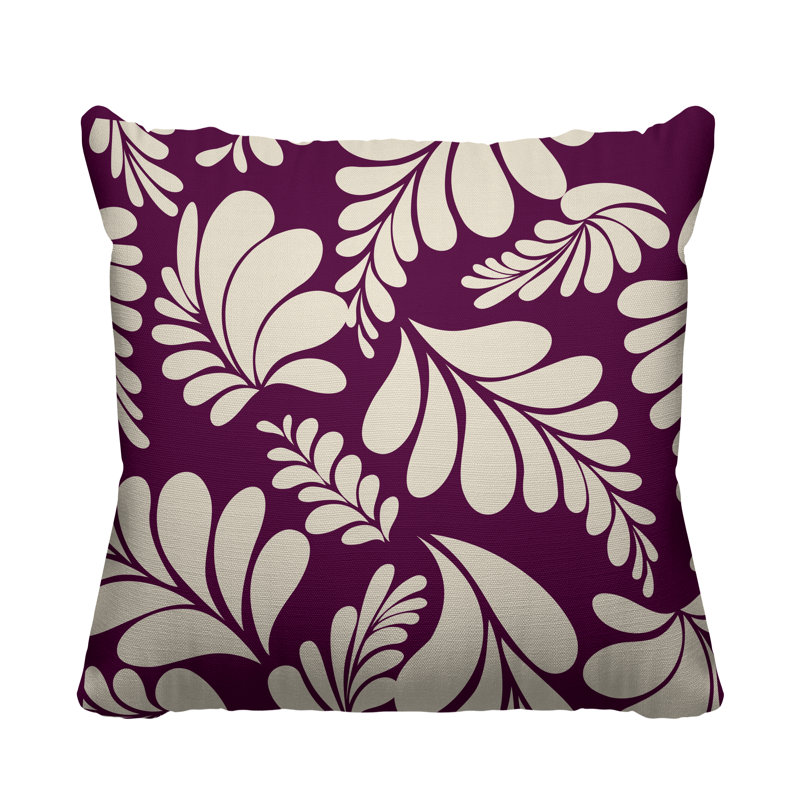 Coussin décoratif intérieur / extérieur Legolas, L 15 po x H 15 po, Mauve