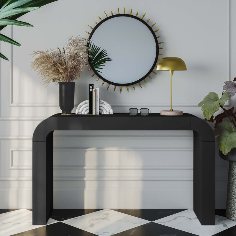 137.2cm Console Table, Black