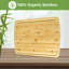 Planche à découper en bois de bambou pour la cuisine, grande planche à découper, planche à fromage en bois, avec poignées latérales et rainures à jus