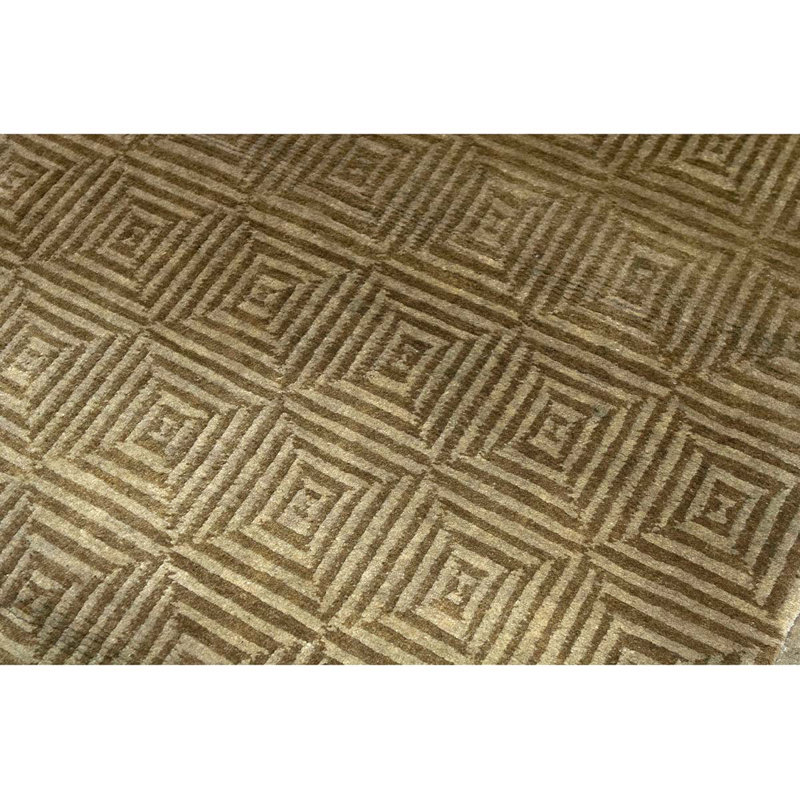 Hand Woven Wool Geometric Area Rug