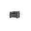 Fauteuil surdimensionné en chenille de style moderne-452591063