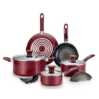Batterie de cuisine en aluminium antiadhésif T-fal Excite