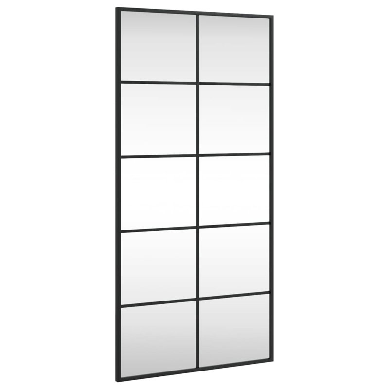 Mikayia Rectangular Metal Wall Mirror, 100cm H x 50cm W