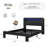 Wooden Bed Frame With Storage Headboard-650126495-661975342