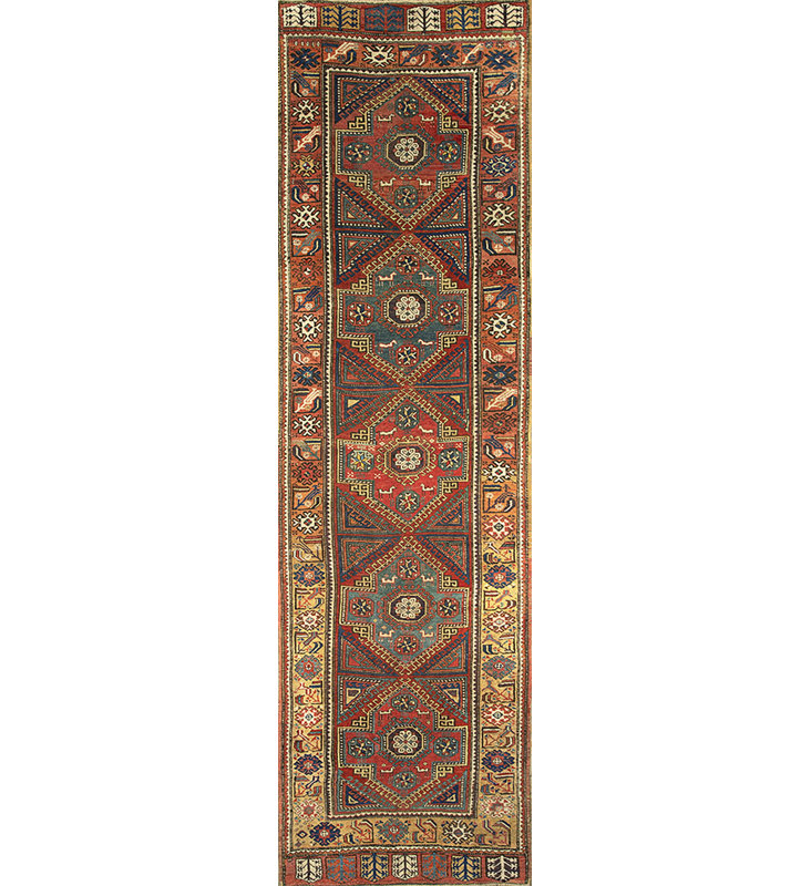 Antique Turkish Knotted Rug