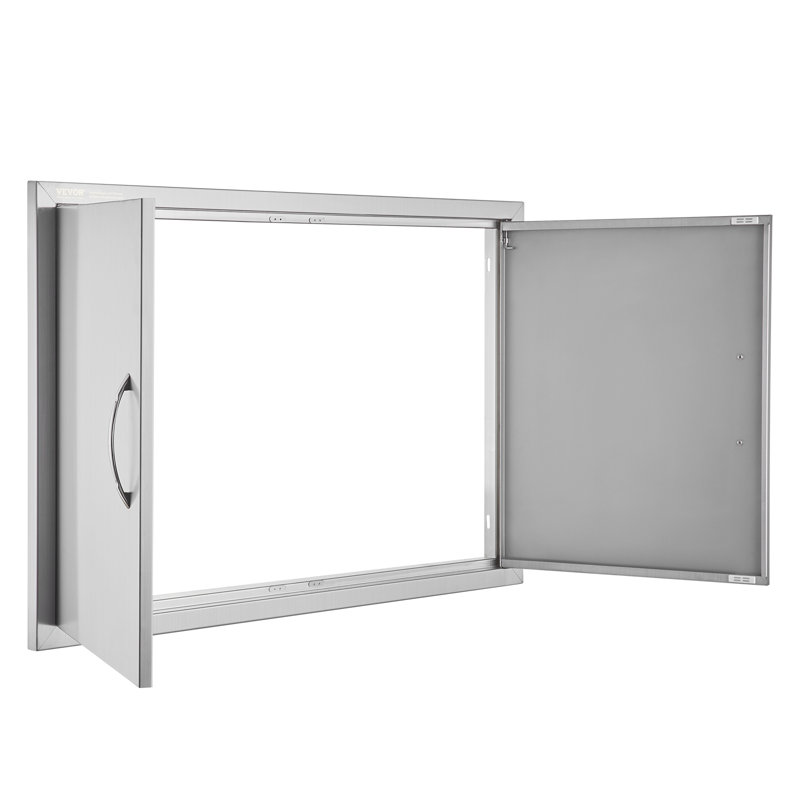 VEVOR 36x24 Inch BBQ Island Access Door Outdoor Kitchen Door Stainless Steel