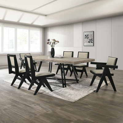 Carralero 7-pcs Dining Table Set