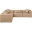 Canapé modulaire en similicuir 5 pièces Houswerth-94884294