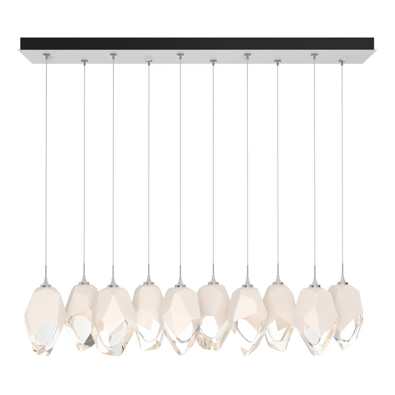 Chrysalis Kitchen Island Geometric Pendant, White, White, 15" - 80"