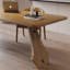 Bureau de direction rectangulaire en bois massif avec tiroirs Walnut-1167125460