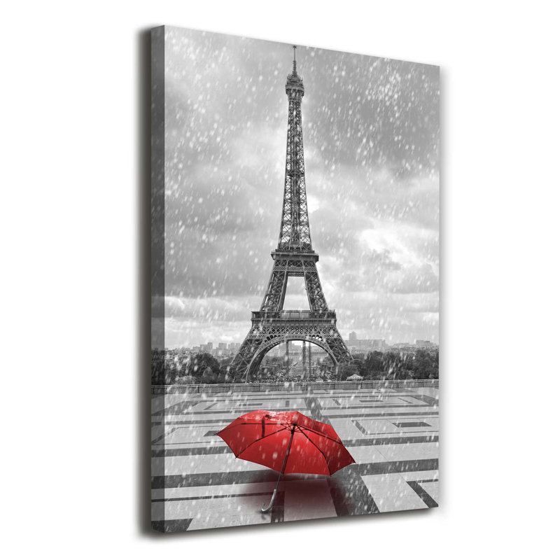 Eiffel Tower Paris - Wrapped Canvas Print