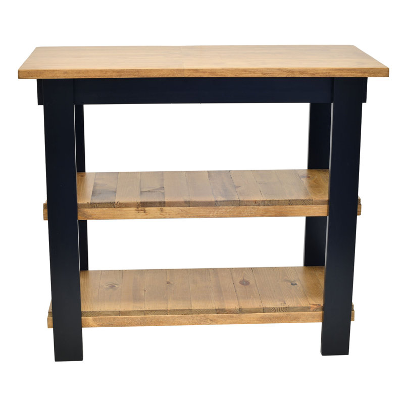 Gudino Solid Wood Kitchen Island