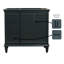 Meuble-lavabo simple 37 po et lavabo rond - porte droite / lavabo droit-347098225