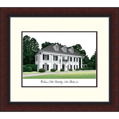 NCAA McNeese State Cowboys Legacy Alumnus Lithograph Picture Frame