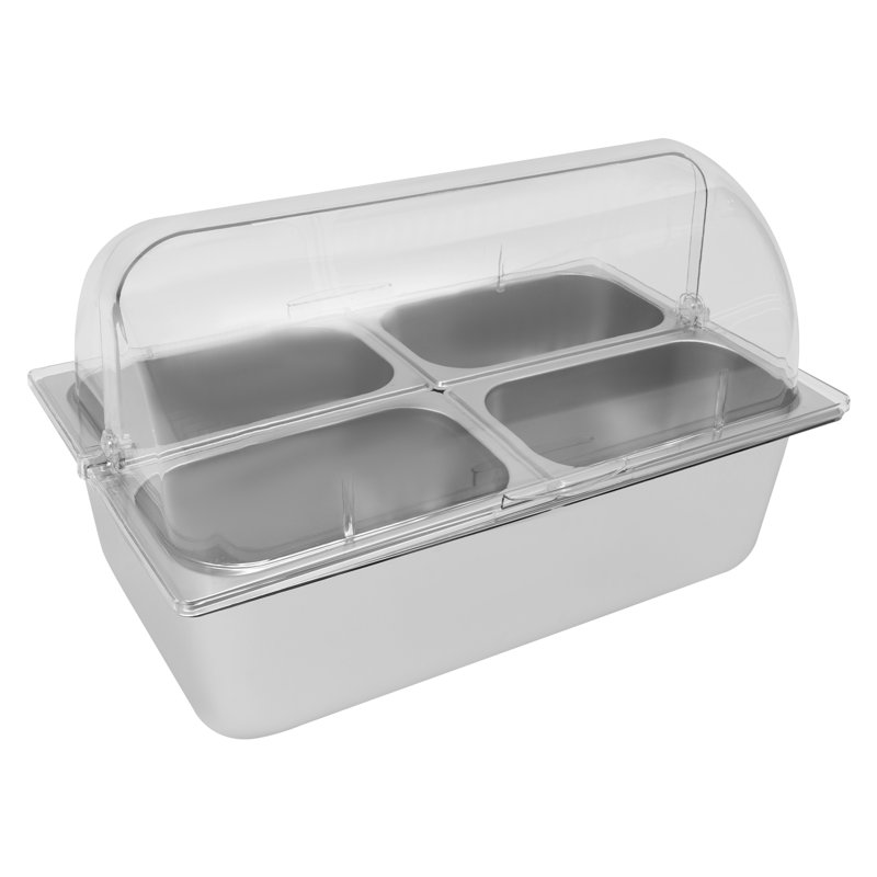 Stainless Steel Food Serving Container Rectangular Food Serving Container With Lid