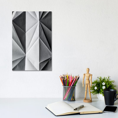 Folded Paper I by Mareike Böhmer - Wrapped Canvas Gallery-Wrapped Canvas Giclée
