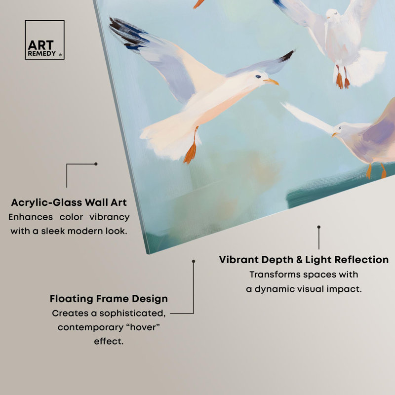 Impression sur toile Sky Ballet Coastal Decor par Art Remedy, H 15 po x l 10 po
