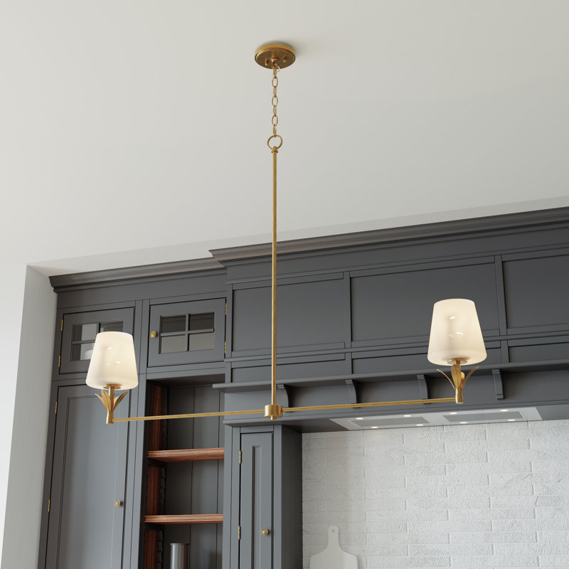 Lustre linéaire à 2 lumières à intensité variable Mara Sawtelle