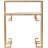 Oxendine Mirrored Glass Top End Table