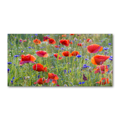 Field Flowers - Wrapped Canvas Print