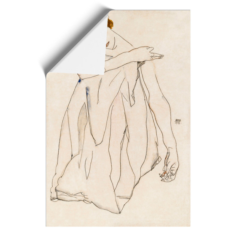 Dancer by Egon Schiele - Frameless Print, 42cm H x 30cm W x 0.1cm D