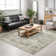 Livigno 1241 Transitional Striated Green Area Rug