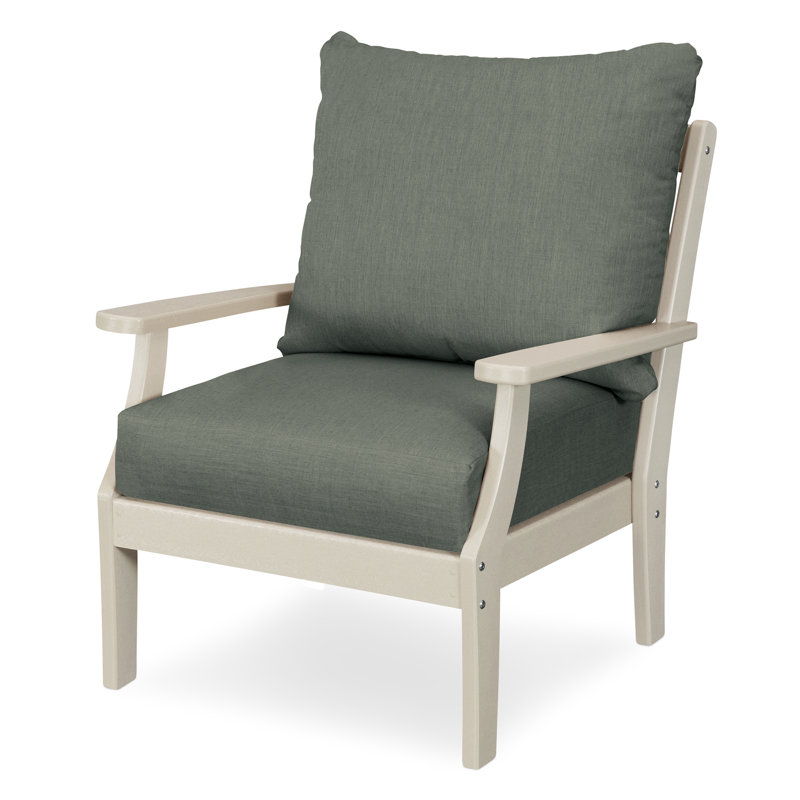 Fauteuil Braxton, Sable, Sauge coulée