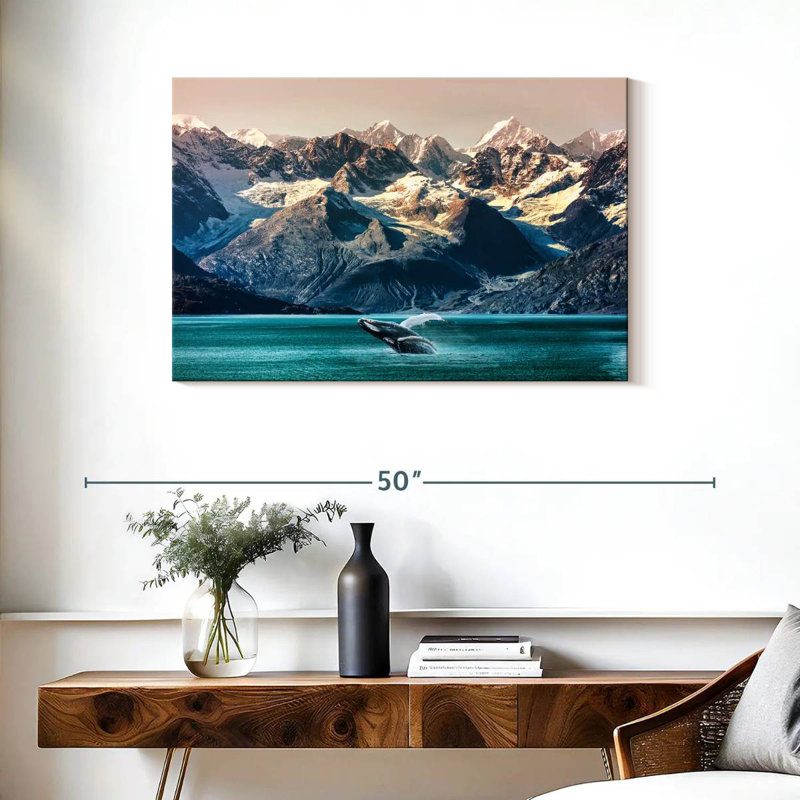 Alvord Alaskan Whale Backflip, 24" H x 36" W