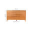 Commode d'appoint moderne en bois massif