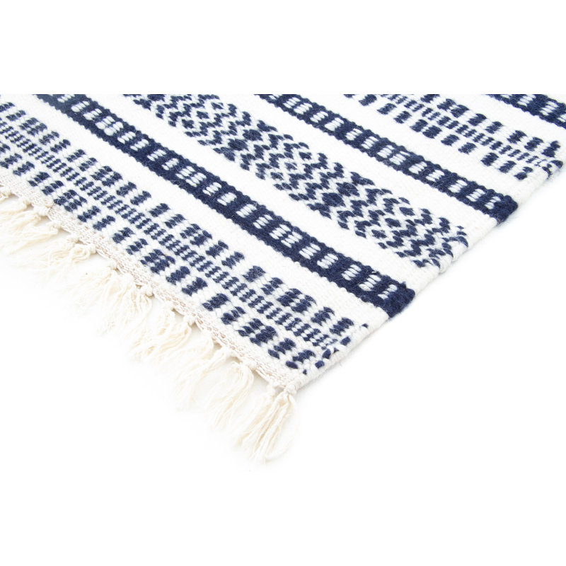 Geometric Hand Woven 60cm X 90cm Area Rug