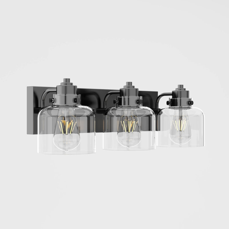 Beaudoin 3 - Light Dimmable Vanity Light, Matte Black