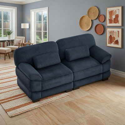 Modular Loveseat with Seat Cushions