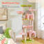 Grand arbre à chat pour grands chats d'intérieur, tour de chat pour chats adultes avec super grand hamac, tour d'arbre d'escalade pour chat avec poteaux à griffer, maisonnette et grand perchoir supérieur-504119408