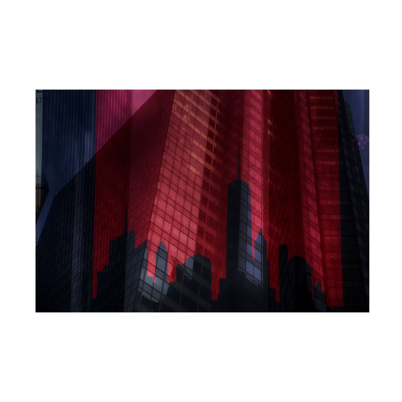 Art sur toile «Fadwa Rouhana quand Manhattan», H 12 po x l 19 po