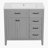 35.98'' Single Bathroom Vanity with Ceramic Top-97767425