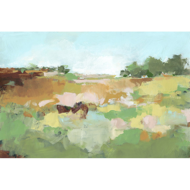 Summer Walk II by Christina Long - Painting Print, 20cm H x 30cm W, Wrapped Canvas