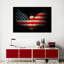 Impression sur toile American Eagle and Flag-92519424