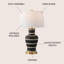 Lampe de table 29 po Herron-105507567