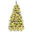 Arbre de Noël artificiel avec 403 branches et lumières DEL multicolores