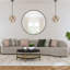 Table de bout ronde Benson (table incluse seulement)