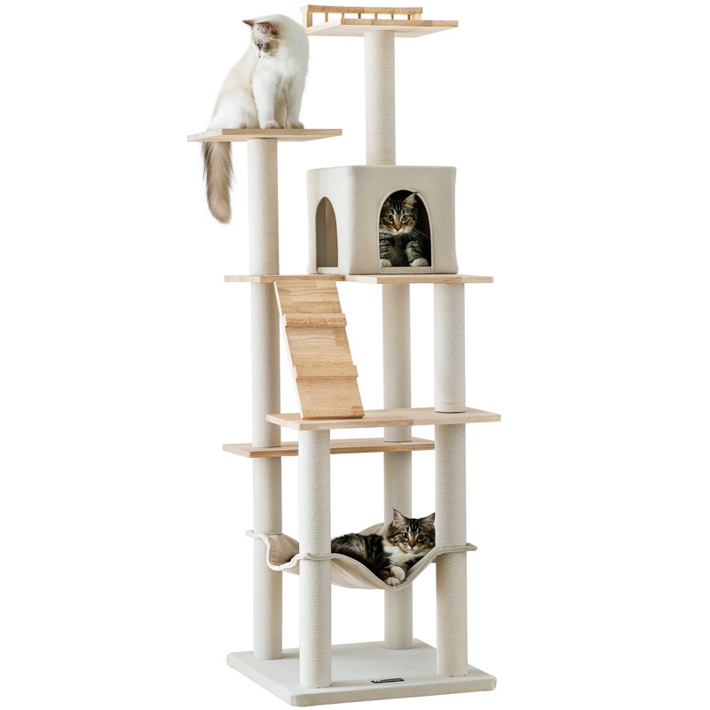 Arbre à chat 64 po Chabeli, Beige