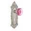 Victorian Plate with Decorative Keyhole and Waldorf Pink Door Knob-487396055