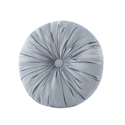 Coussin décoratif rond Lorenzo - bleu