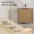 30'' Single Bathroom Vanity with Resin Top