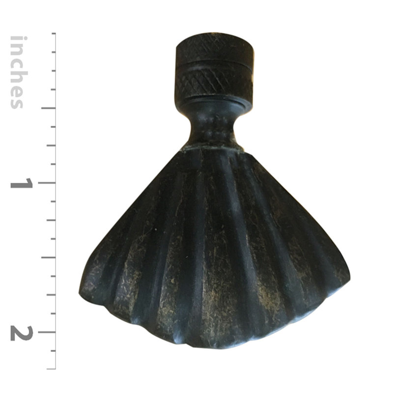 Seashell Finial Ceiling Fan Pull Chain, Antique