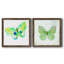 Carnet de croquis Butterfly II - ensemble de 2 peintures sur toile encadrées-1794019178-1794019177