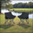 2PCS Portable Folding Camping Chairs with Carry Bag and Side Pockets for Outdoor Activities and Easy Storage-1246833361