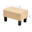 Petit tabouret rectangulaire de chambre à coucher avec repose-pieds-108486227
