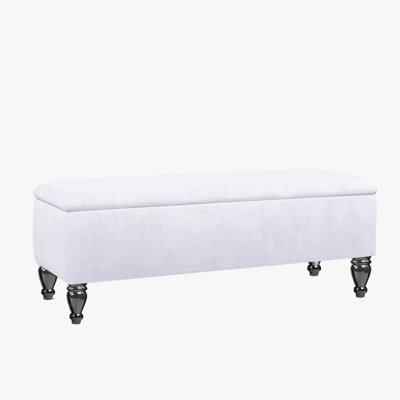 Lisbon Ottoman Bench with Storage, End of Bed Bench, Rectangle Coffee Table, Upholstered Footstools