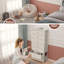 Commode 7 tiroirs l 23,2 po, beige-1036335276